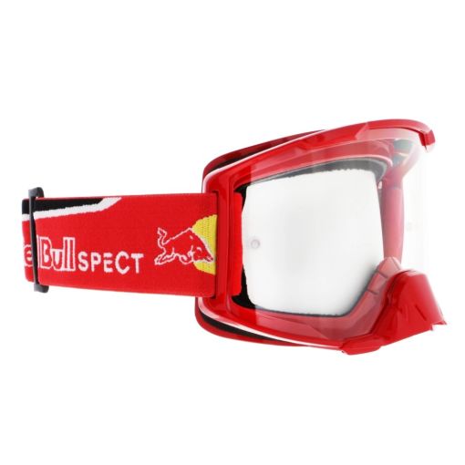 RED BULL SPECT Goggles Strive Red - Clear Single Lens