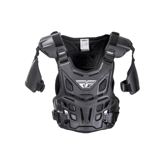 Fly 2024 Revel Offroad Motocross Chest Protector Roost Guard Vest CE (Black) Size Adult