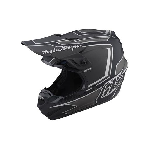 SPRING 22 Troy Lee Designs TLD Motocross GP Helmet Ritn Black / Gray