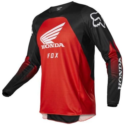 2022 Fox 180 HONDA Motocross Jersey (Black/Red)