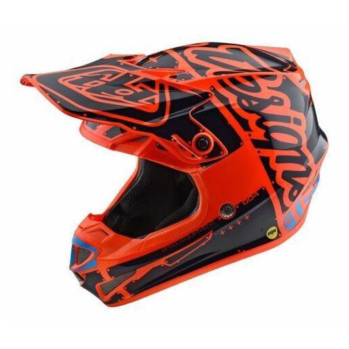 Troy Lee Designs FACTORY SE4 MIPS COMP Motocross MX Helmet Orange
