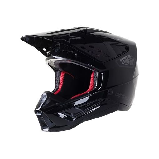 2022 Alpinestars /SM5 S-M5 SCOUT Motocross Helmet Black Silver