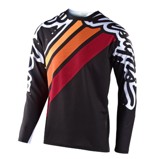 Troy Lee Designs TLD SECA TLD MX SE PRO Motocross Jersey Black Burgundy