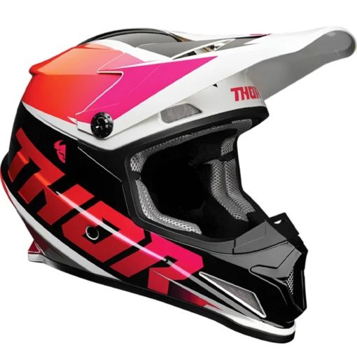 2023 Thor Motocross Helmet Sector Fader Orange/Magneta