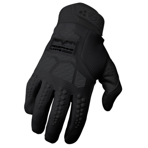 2024 Seven MX Rival Ascent Black/Black Motocross Gloves