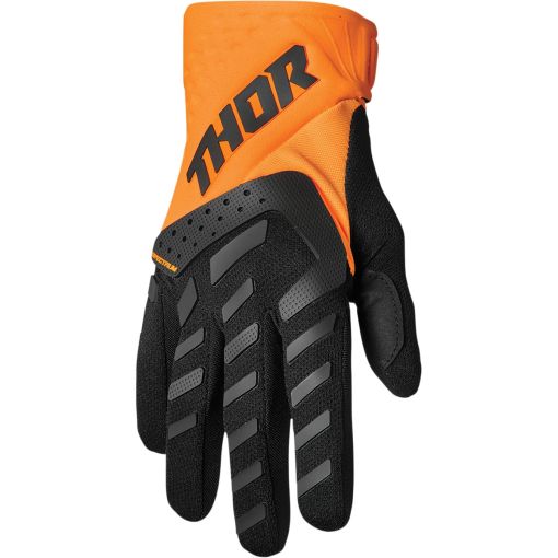 2023 Thor Youth Motocross Glove Spectrum Black/Orange