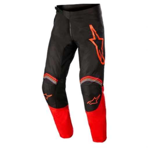 2022 /Alpinestars FLUID SPEED Black Light Grey Bright Red Motocross Pants 28" Only 