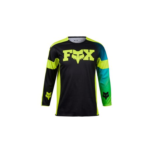2024 Fox Youth 360 Streak Motocross Jersey (Black/Yellow)