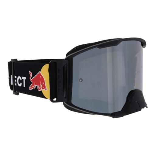 RED BULL SPECT Goggles Strive Black - Smoke/Silver Mirror Double Lens
