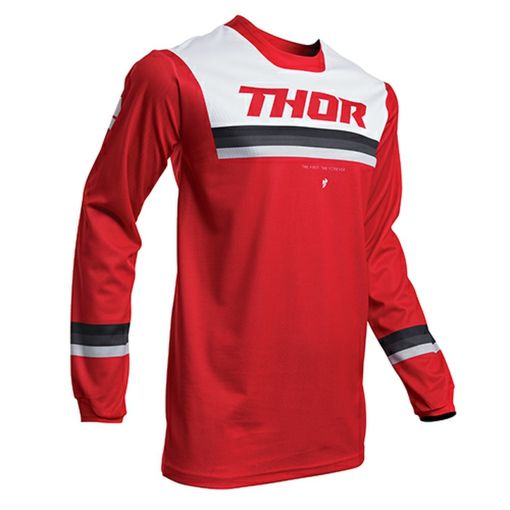 Thor MX Pulse PINNER Motocross Jersey Red White SMALL ONLY