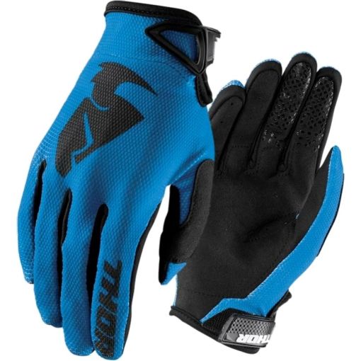 2023 Thor Motocross Glove Youth Sector Blue