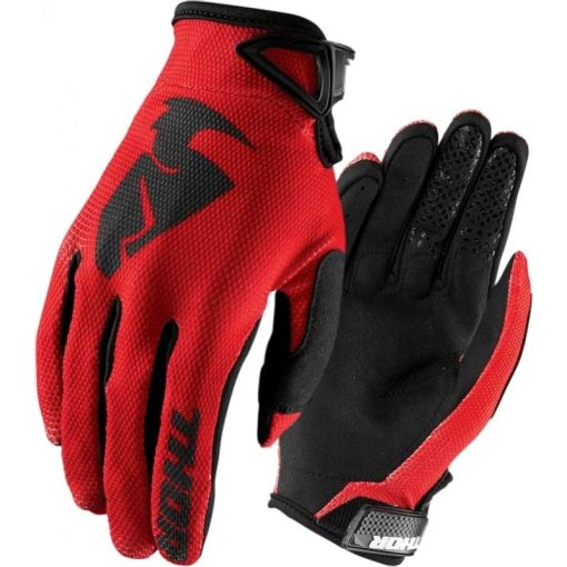 2023 Thor Motocross Glove Youth Sector Red