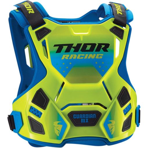 2023 Thor Motocross Guardian Chest Guard MX (No Arms) Flo Green/Blue