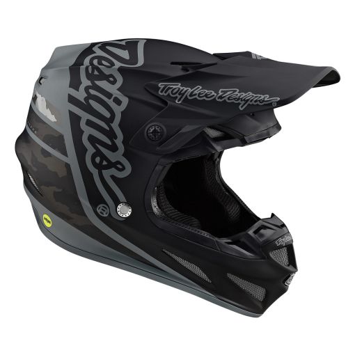 Troy Lee Designs GP SILHOUETTE TLD Motocross Helmet BLACK GREY XLarge ONLY