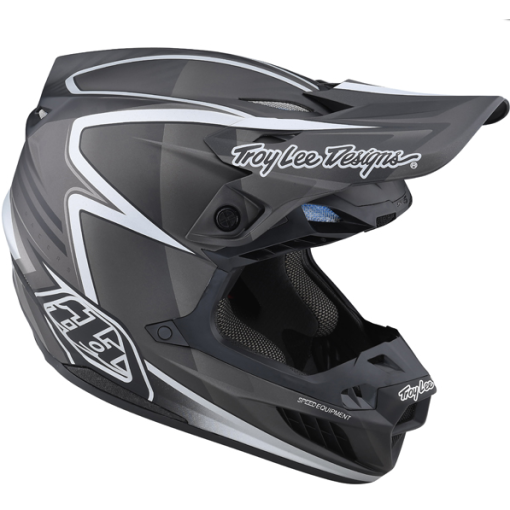 FALL 22 Troy Lee Designs TLD Motocross SE5 ECE Carbon Helmet (Lines Black)
