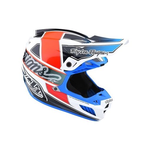 SPRING 22 Troy Lee Designs TLD Motocross SE5 ECE Composite Helmet Team Orange / Blue