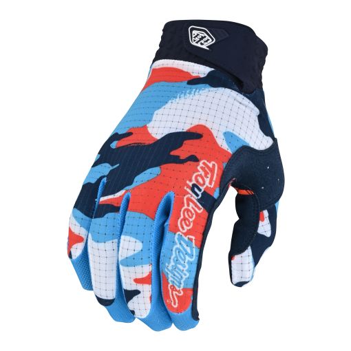 2021 FALL Troy Lee Designs TLD GP Air Motocross Gloves FORMULA Camo Navy Orange