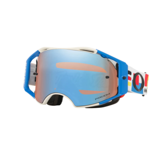 Oakley //Airbrake Drop In MTB Goggles TLD White Prizm Sapphire Lens