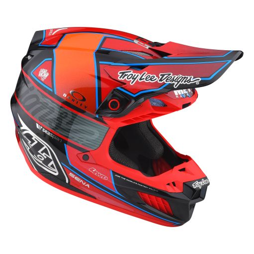 FALL 22 Troy Lee Designs TLD Motocross SE5 ECE Carbon Helmet (Team Red)