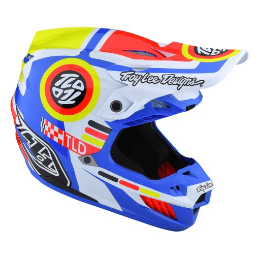 SPRING 22 Troy Lee Designs TLD Motocross SE5 ECE Composite Helmet Drop In White