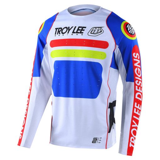 SPRING 22\ Troy Lee Designs TLD Motocross SE Pro Jersey Drop In White