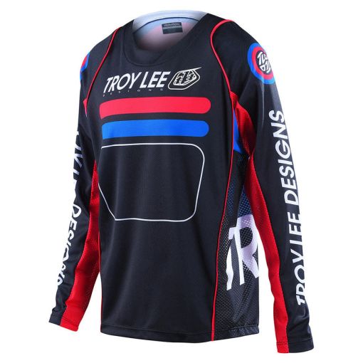 SPRING\ 22 Troy Lee Designs TLD Motocross Youth GP Jersey Drop In Charcoal