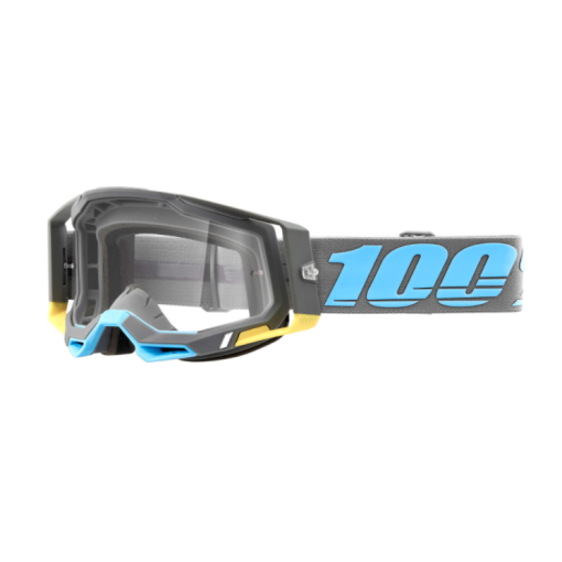 100% Racecraft Gen 2 Motocross Goggles Trinidad Clear Lens
