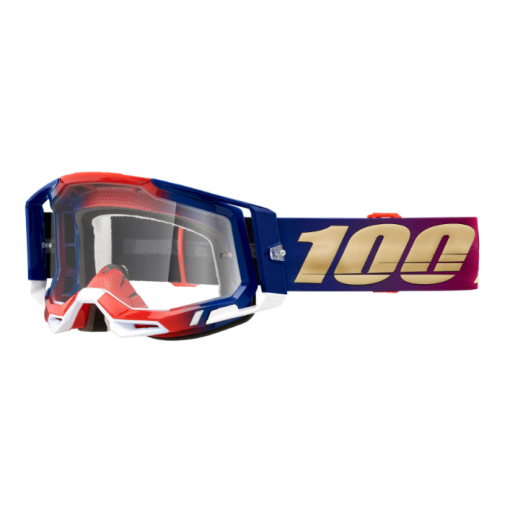 100% Racecraft Gen 2 Motocross Goggles United Clear Lens