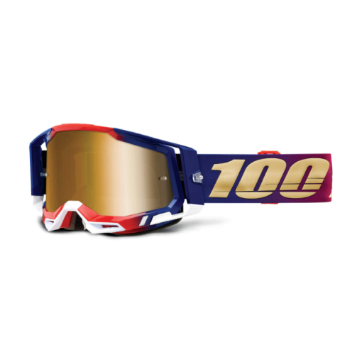 100% Racecraft Gen 2 Motocross Goggles United True Gold Lens