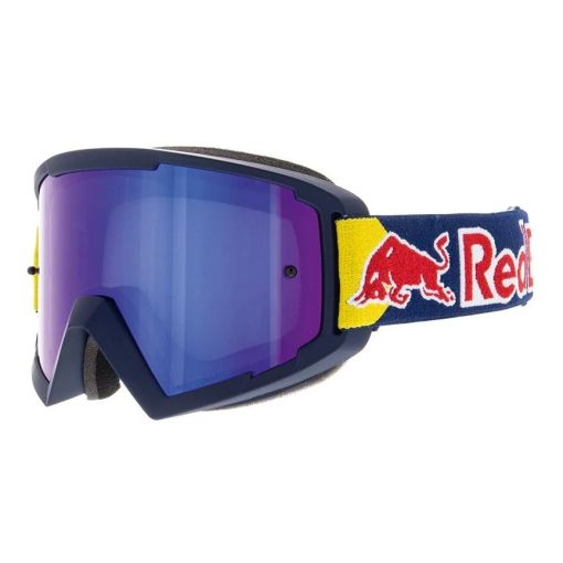 RED BULL SPECT Goggles Whip Dark Blue - Grey/Blue Mirror Double Lens
