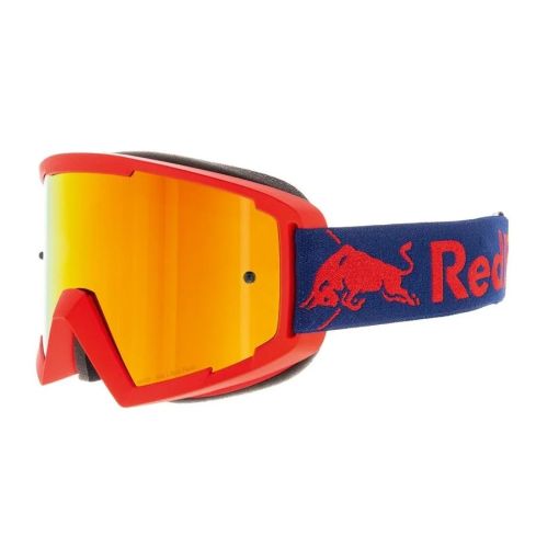 RED BULL SPECT Goggles Whip Red - Amber/Red Mirror Double Lens
