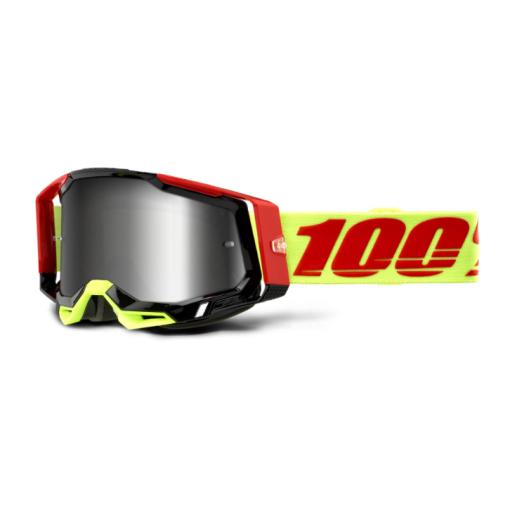 100% Racecraft Gen 2 Motocross Goggles Wiz Flash Silver Lens