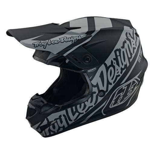 2023 Troy Lee Designs TLD GP SLICE Black Grey Motocross Helmet