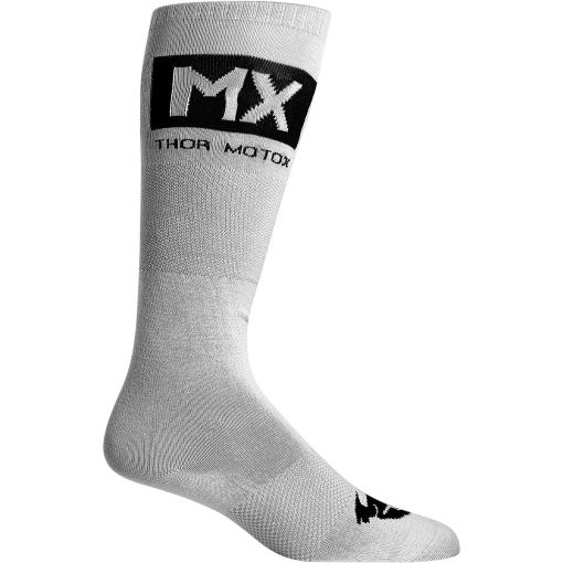 2023 Thor Motocross Sock MX Cool Gray/Black