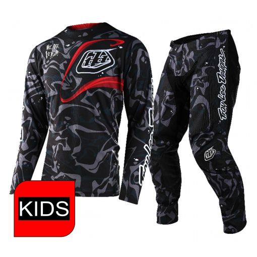 2022 Troy Lee Designs TLD GP VENOM Youth Kids Motocross Gear Black
