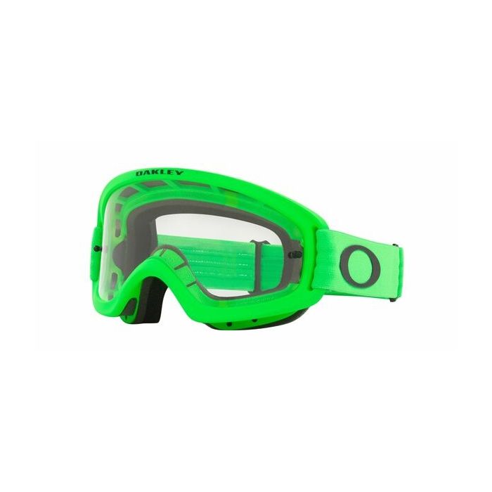 Oakley O Frame  Pro XS Youth Kids Motocross MX Goggles Moto Green Clear  Lens