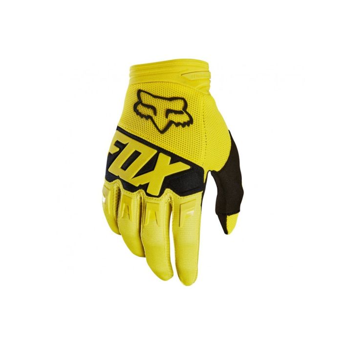 Fox Dirtpaw RACE Gloves Yellow XXL ONLY online | UK's Online Shop 1stmx.co.uk